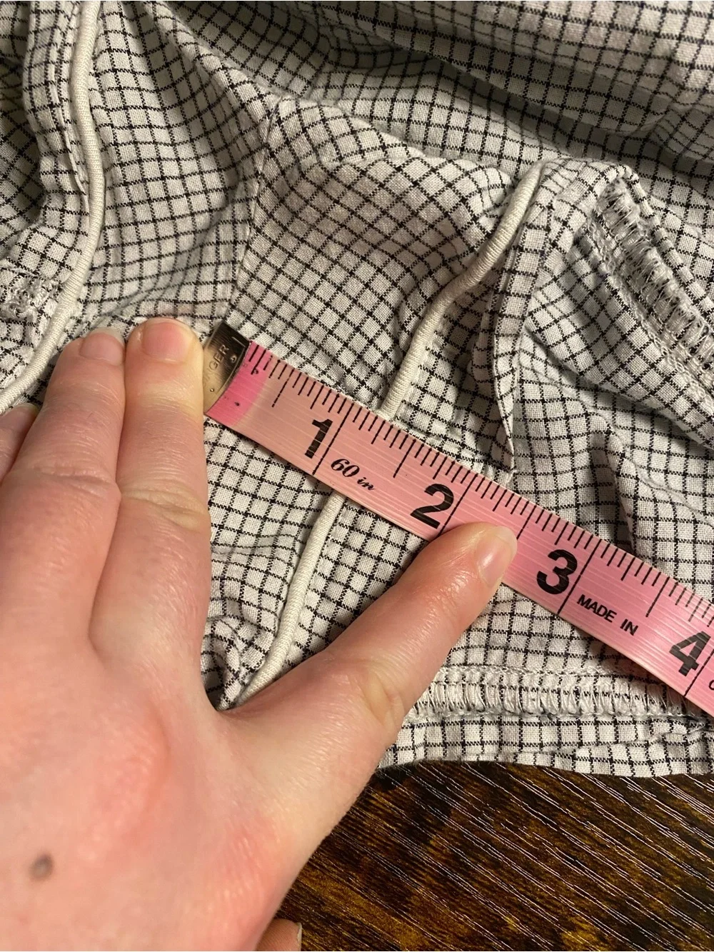Super Cute Soft UGG Black & White Gingham Ultra Mini Lounge Pajama Sleep Shorts